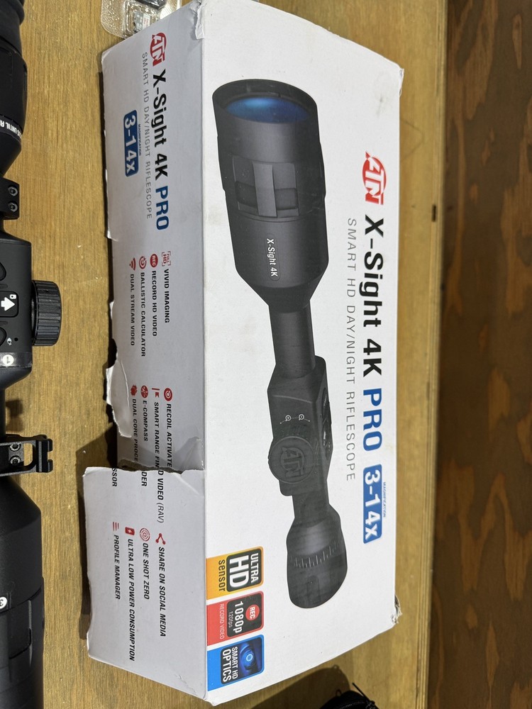 ANT XSight 4K Pro 3-14x Rifle Scope - Black