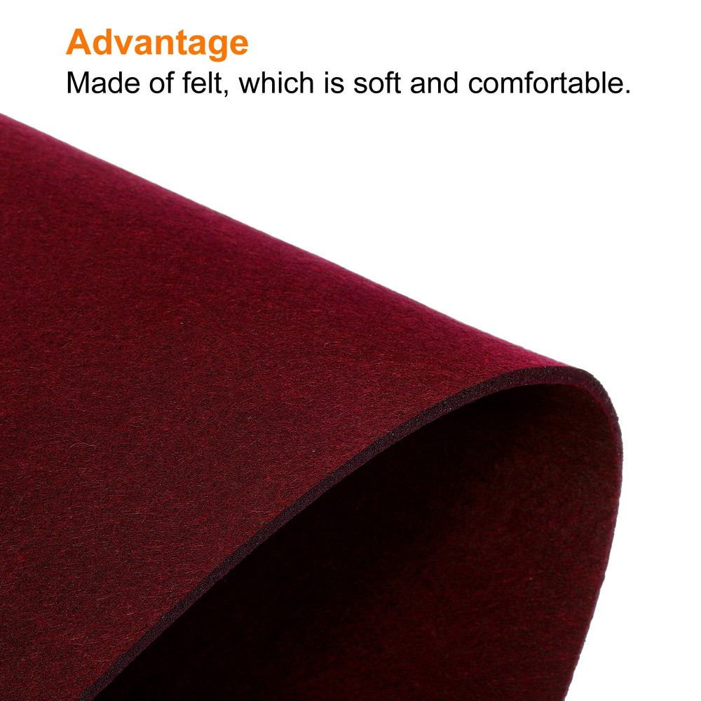 1Pcs 28"x13" Desk Mat Protector Red