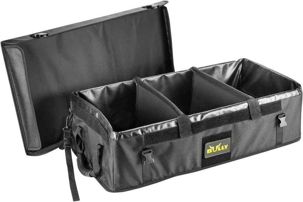 Bully Trunk SUV Collapsible UTV Cargo Organizer Box Bin Bag Utility Black