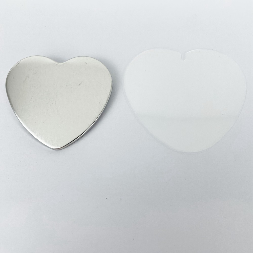 Heart Shape Pin Back Button Parts Badge Maker Craft Tool