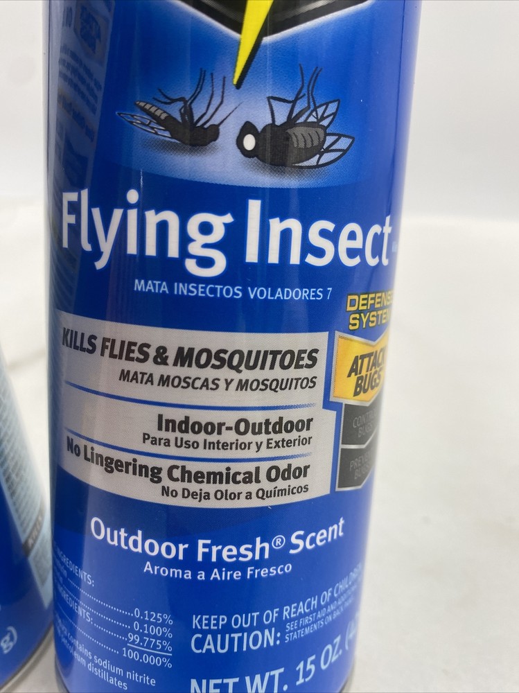 Raid Flying Insect Killer Formula Kills Flies & Mosquitoe - 2 Pack 617717 15 oz.