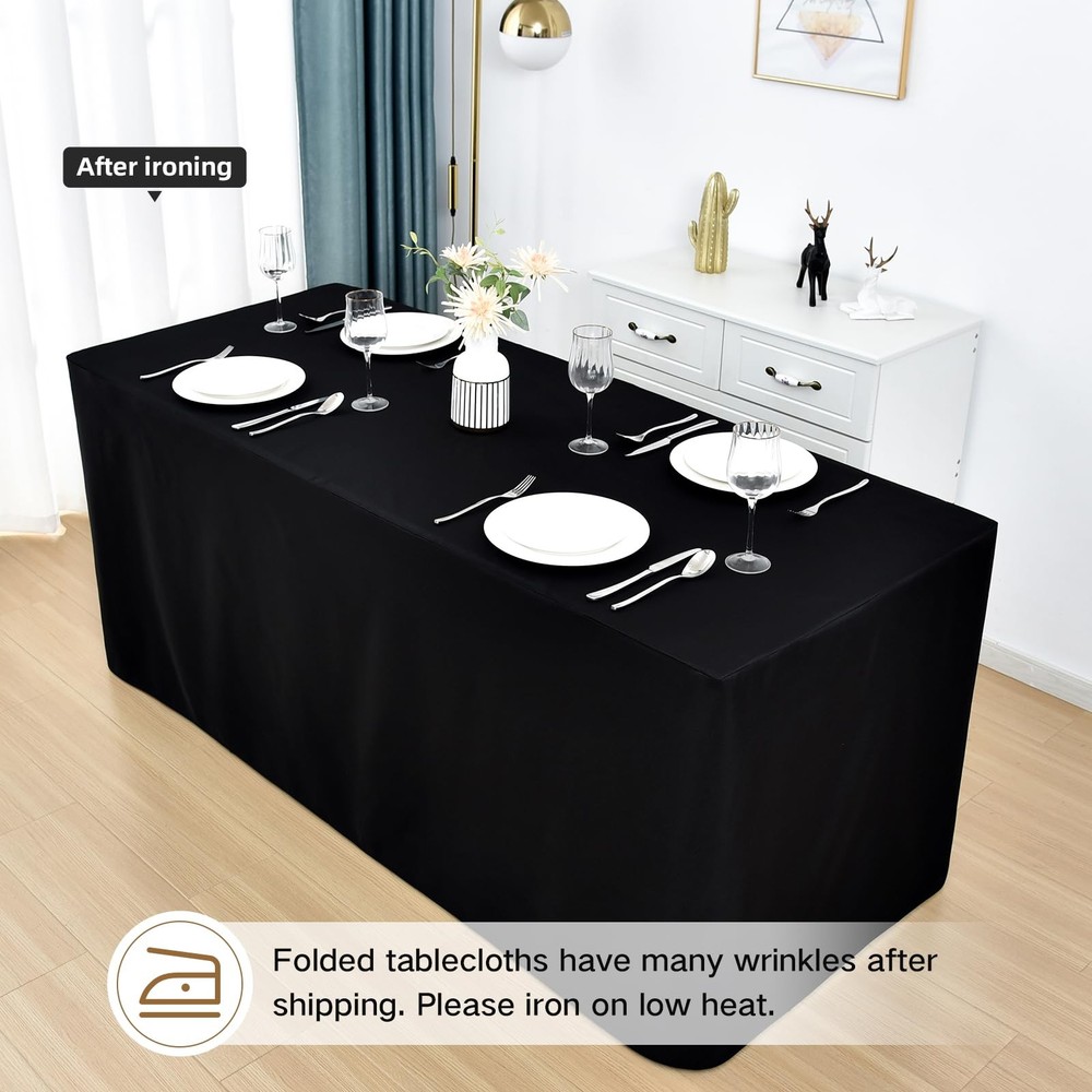 Nacuci 48X24 Inch Black Rectangle Fitted 48" x 24" (Rectangular),