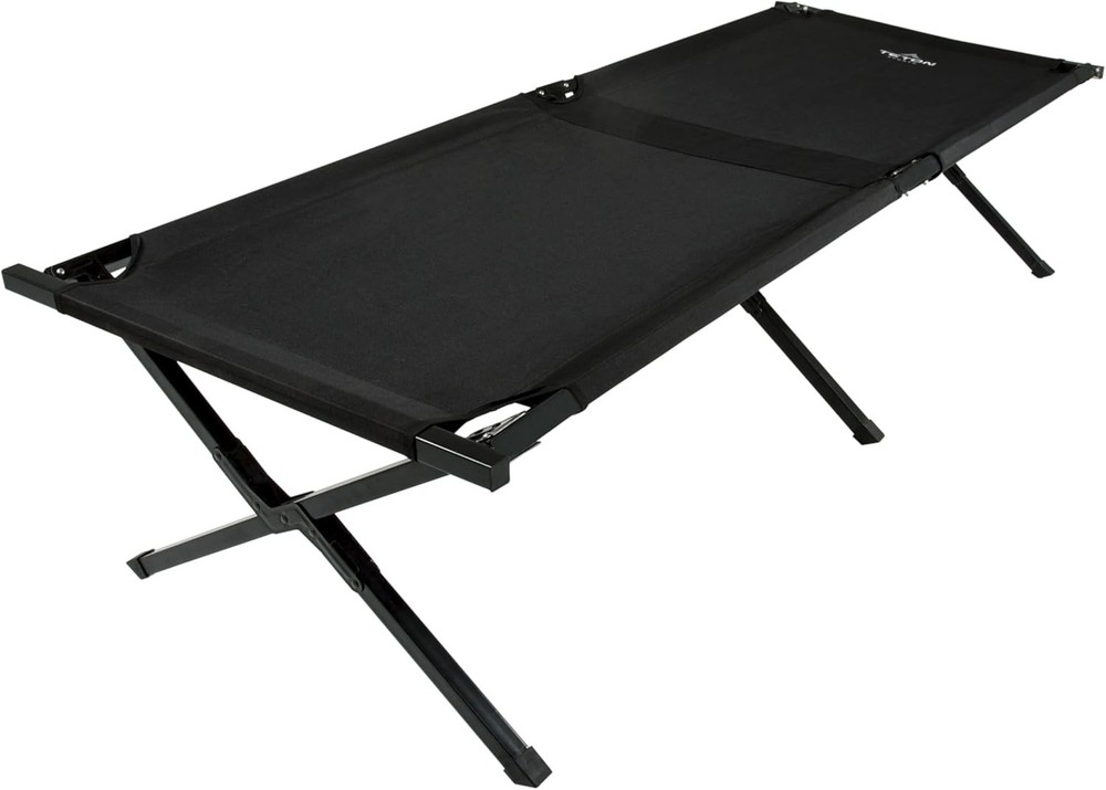 Teton Outfitter Camping Cot Heavy-Duty Oversized Folding Cot Adults Comfortable