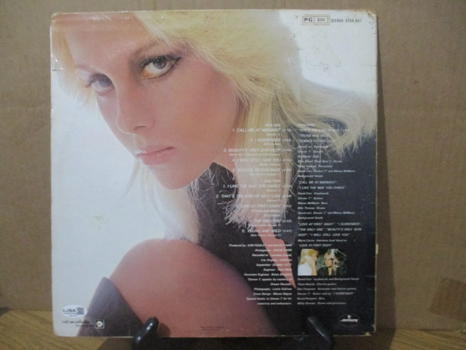 CHERIE CURRIE (THE RUNAWAYS) AUTHENTIC SIGNED/AUTOGRAPHED VINYL RECORD-JSA