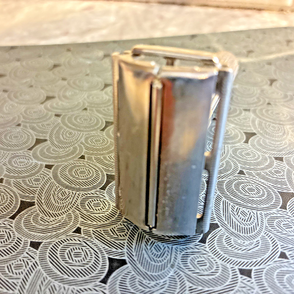 Vintage Gillette Fatboy Adjustable 1-9 Double Edge Safety Razor D/CODE 1959 E4