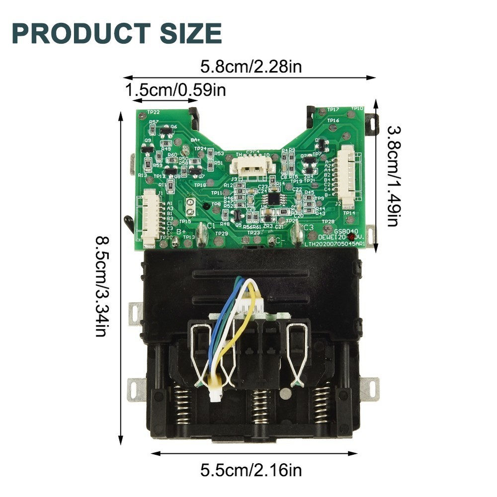 Circuit Board Circuit Protection For 20V 60V FlexVolt Battery Accessries