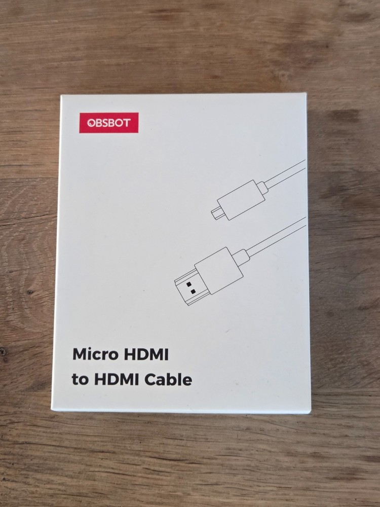 OBSBOT Micro-HDMI to HDMI Cable - Seal in Box