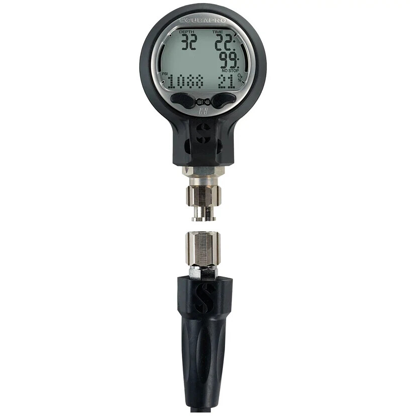 Scubapro Aladin H Matrix Dive Computer Air Compass Nitrox BT USB Hose Mount