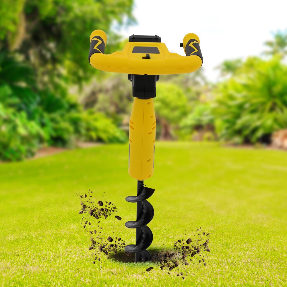 Post Hole Digger Electric Hole Digging Machine Cordless Post-Hole Digger 350W