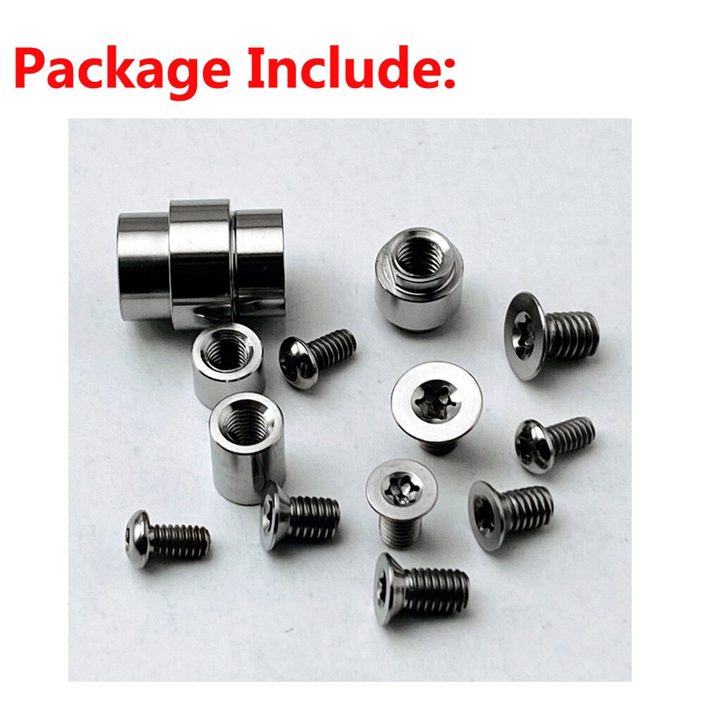 Quality Titanium Complete Hardware kit For Spyderco Paramilitary 2 PM2 C81