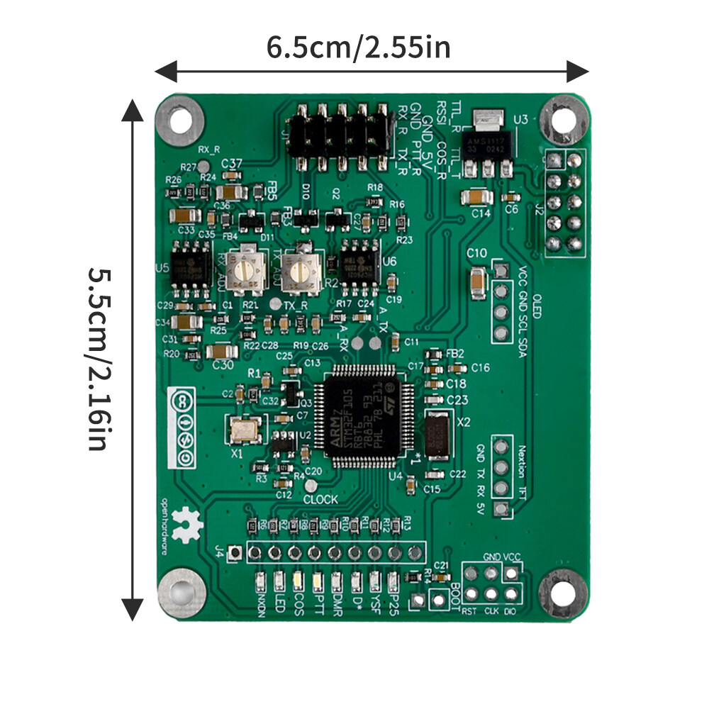 MMDVM Open Source Multi Mode Digital Voice Modem Repeater Board For Raspberry Pi