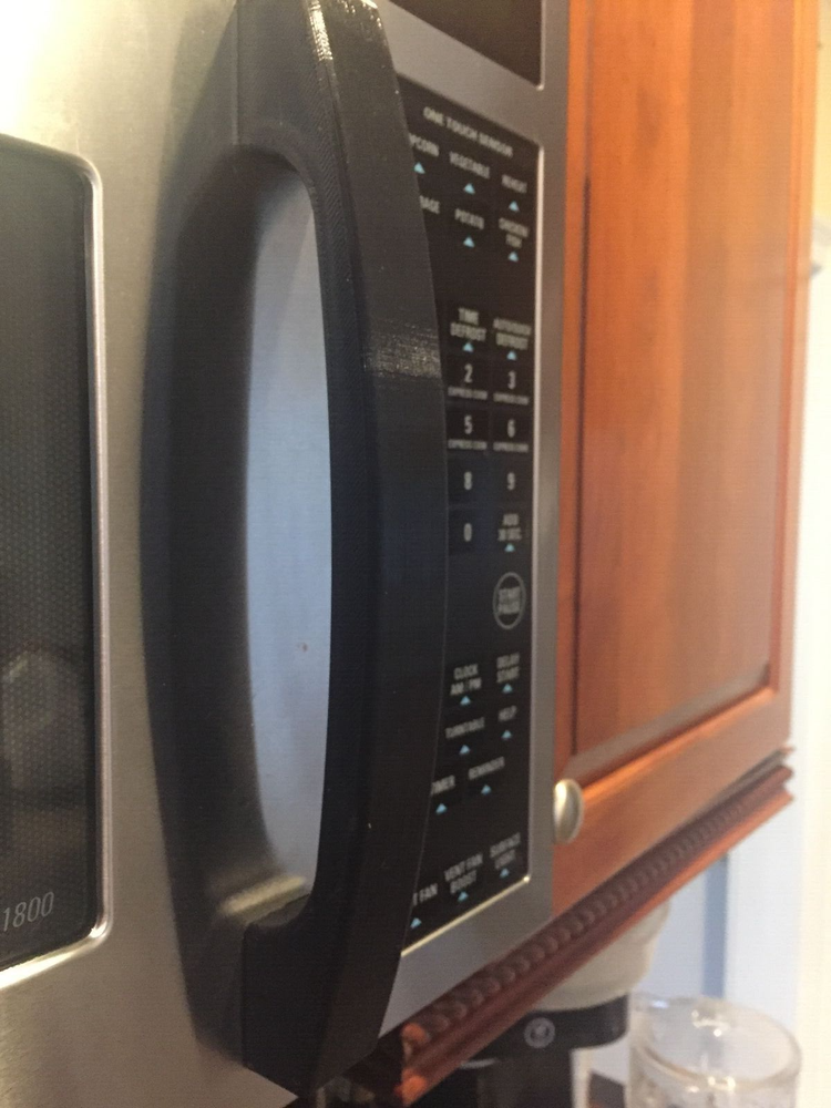 WB15X10275 Replacement Handle for GE Microwave Black