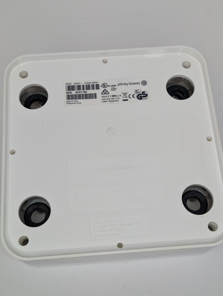 Pitney Bowes MP81 Scale For SendPro C 2H00 System Postal Desk Scale