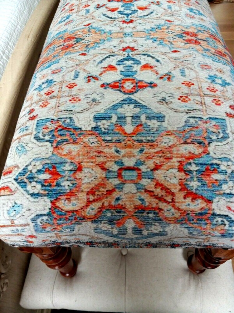 Bench Boho Tapestry 48" x 16" Hall Bedroom Window Bench
