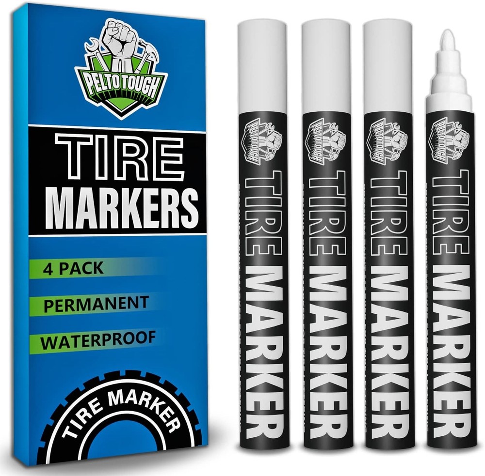 White Tire Paint Marker Pens Permanent