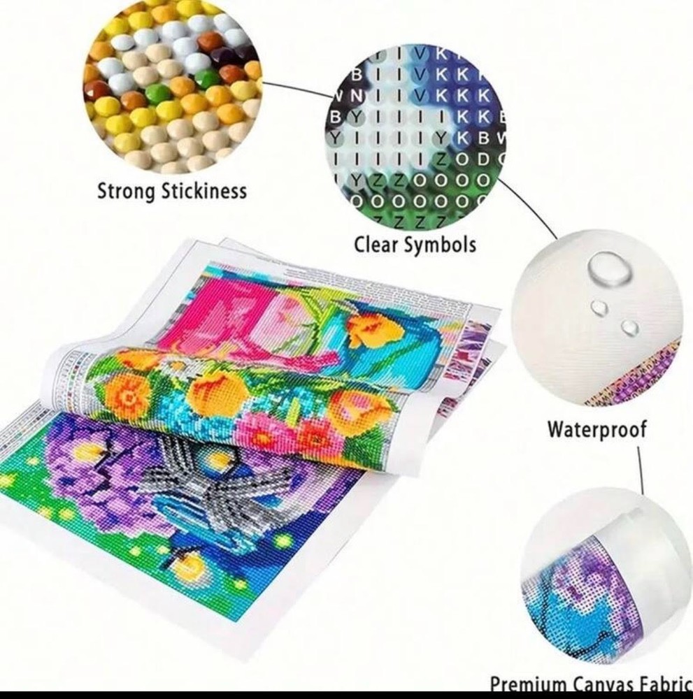 Puppies Playing Diamond Painting Kit #111