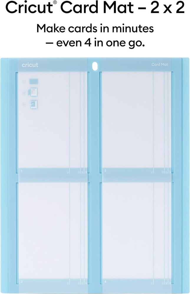 Versatile 2x2 Non-Slip Crafting Mat - Perfect for Creating Multiple Card Designs