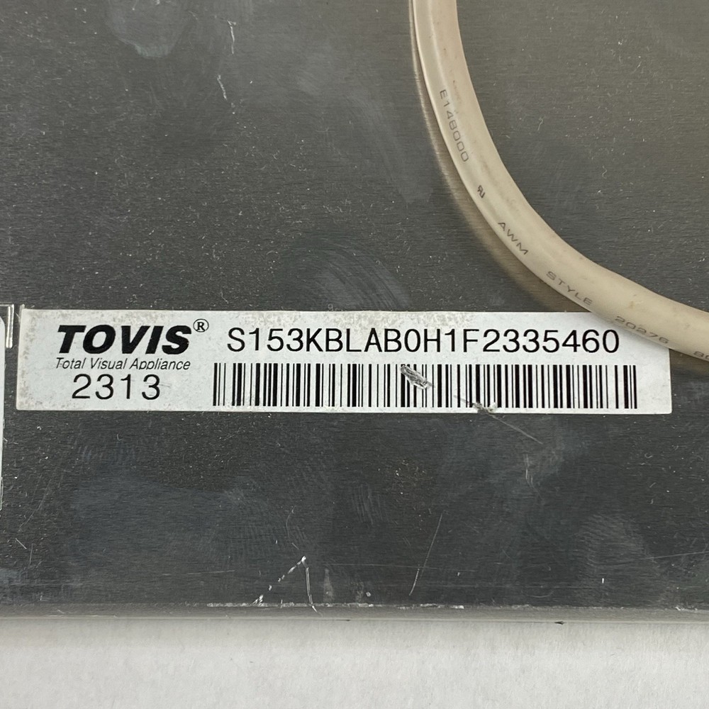 Tovis 15.3" S153KBLAB0 LCD Panel Untested