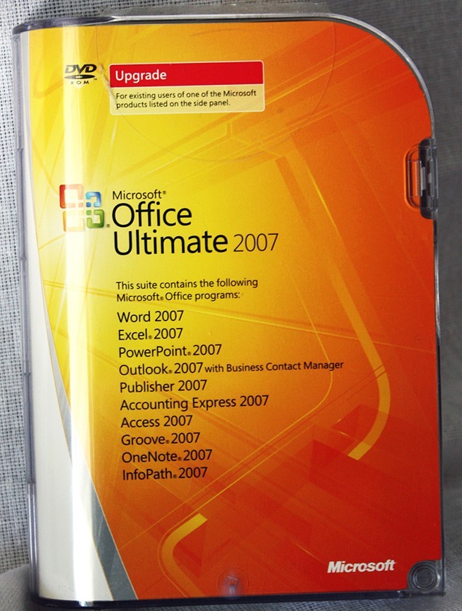 Microsoft Office Ultimate English Retail Version UPGRADE - Excellent