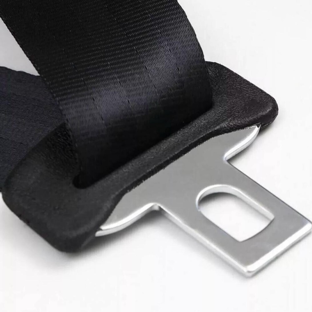 For all Ford Adjustable 3 Point Car Belts Black Pair Safety Replacement