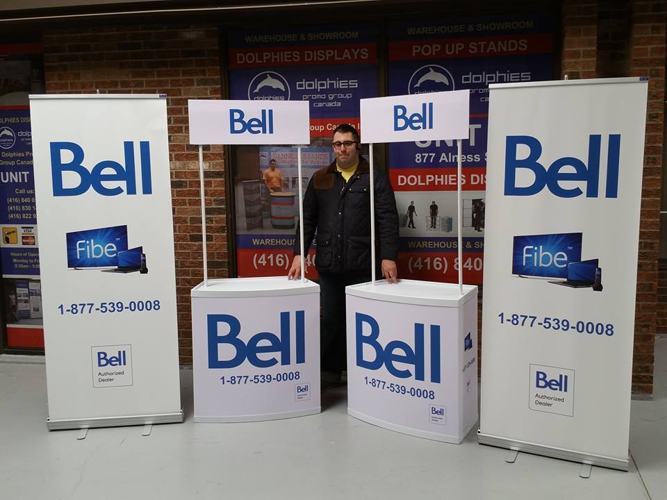 Durable 32" Retractable Banner Stand Roll Up Trade Show Display + CUSTOM PRINT