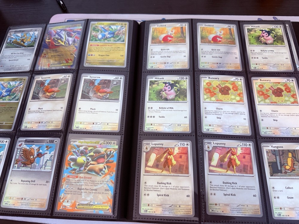 Mega Evolution 100% Complete Master Base Set with C/UC/H/RH & EXs