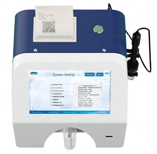 Milk Testing Instrument with Thermal Printer Touch Screen for Analyzing Milk