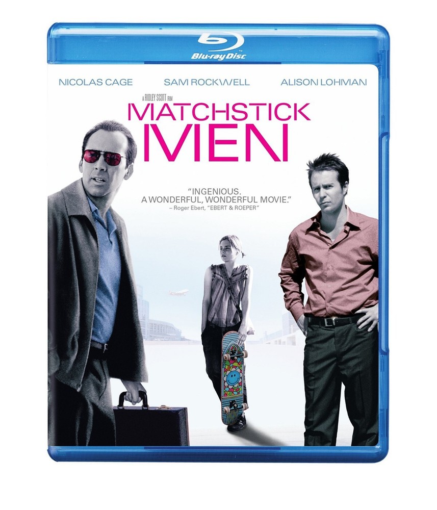 Matchstick Men Blu-ray Nicolas Cage NEW