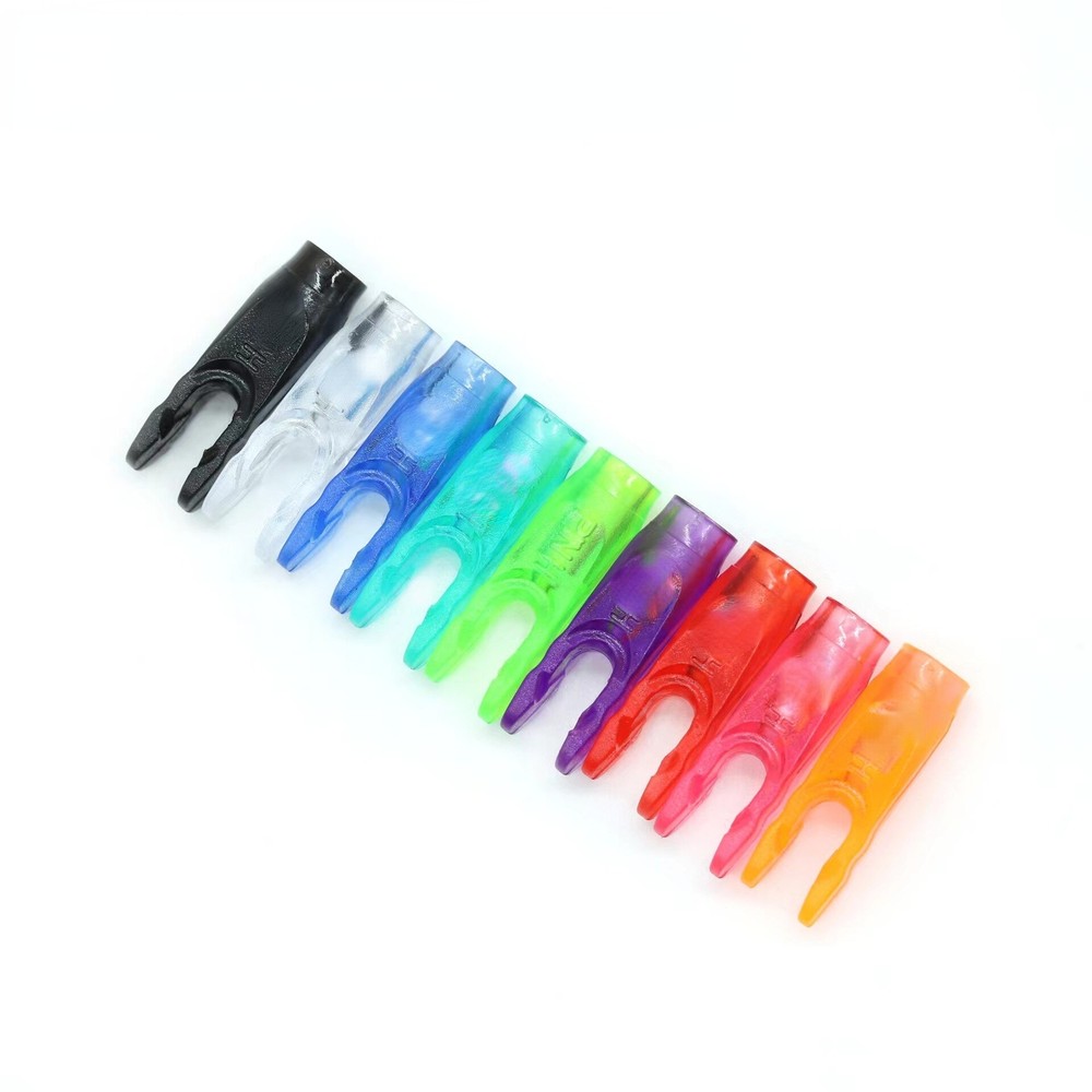 100pcs Plastic Arrow Compound Recurve Bow Hunting Shooting