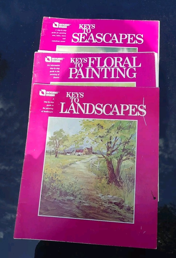 Lot Of 3 Skylight Studio Step By Step Art Instruction Books