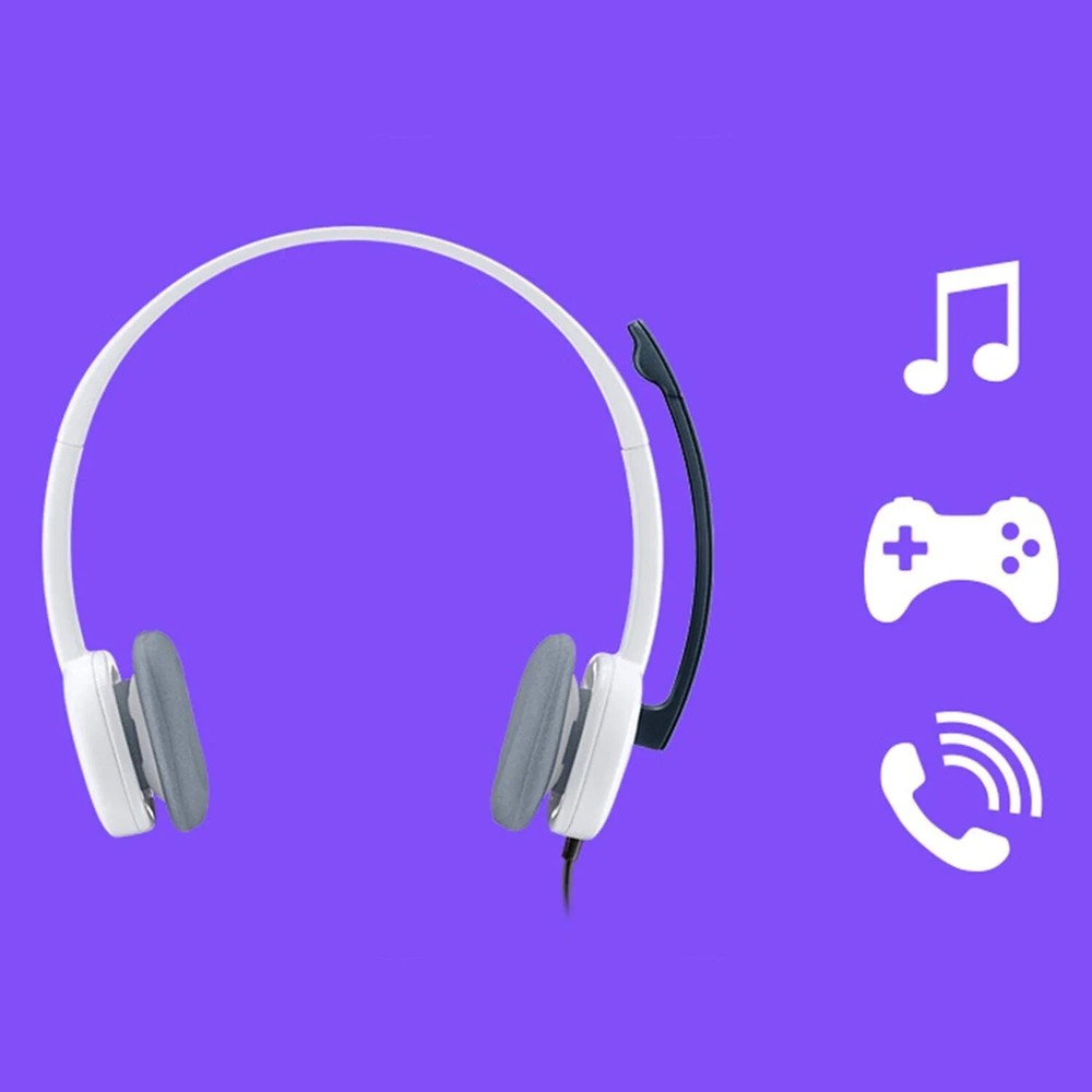 Logitech Stereo Headset H150 - Cloud White