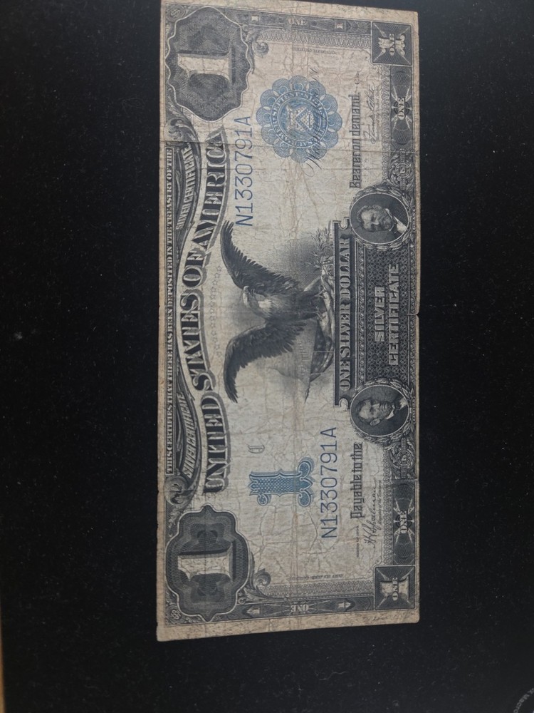 1899 One Dollar Black Eagle Silver Certificate