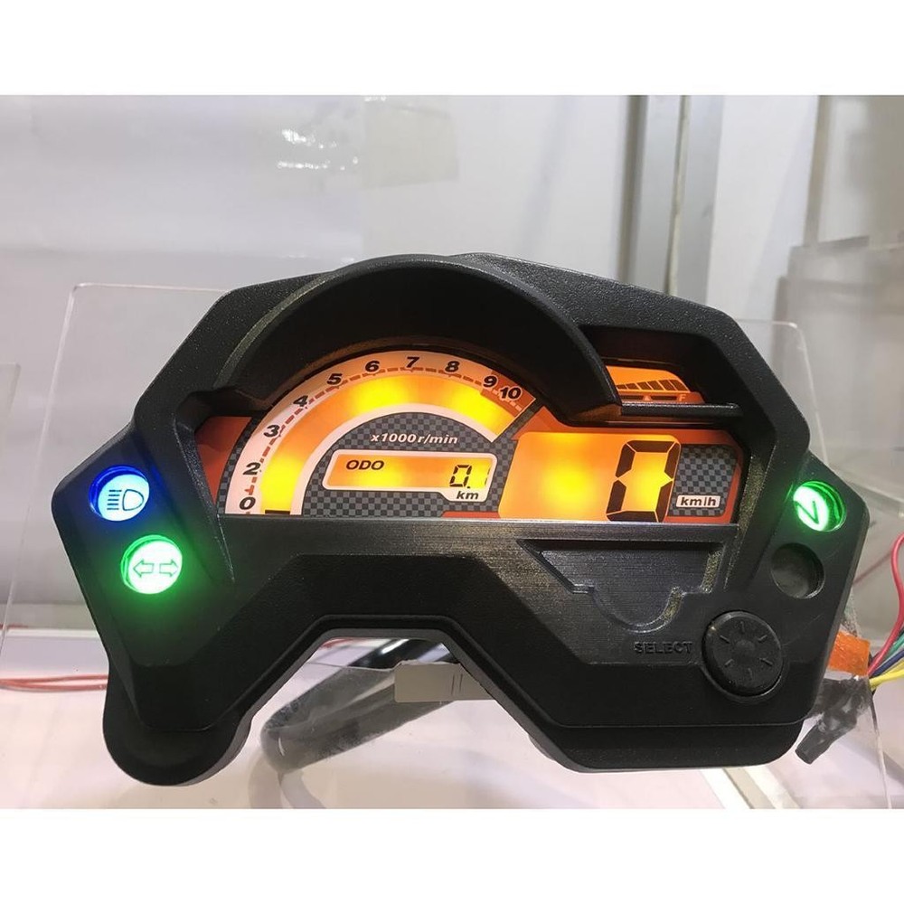 Motorcycle Screen Digital LED Backlight Indicator Light