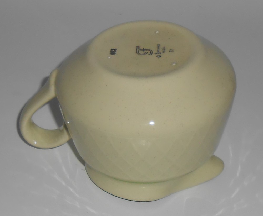 Franciscan Pottery Mint Weave Creamer