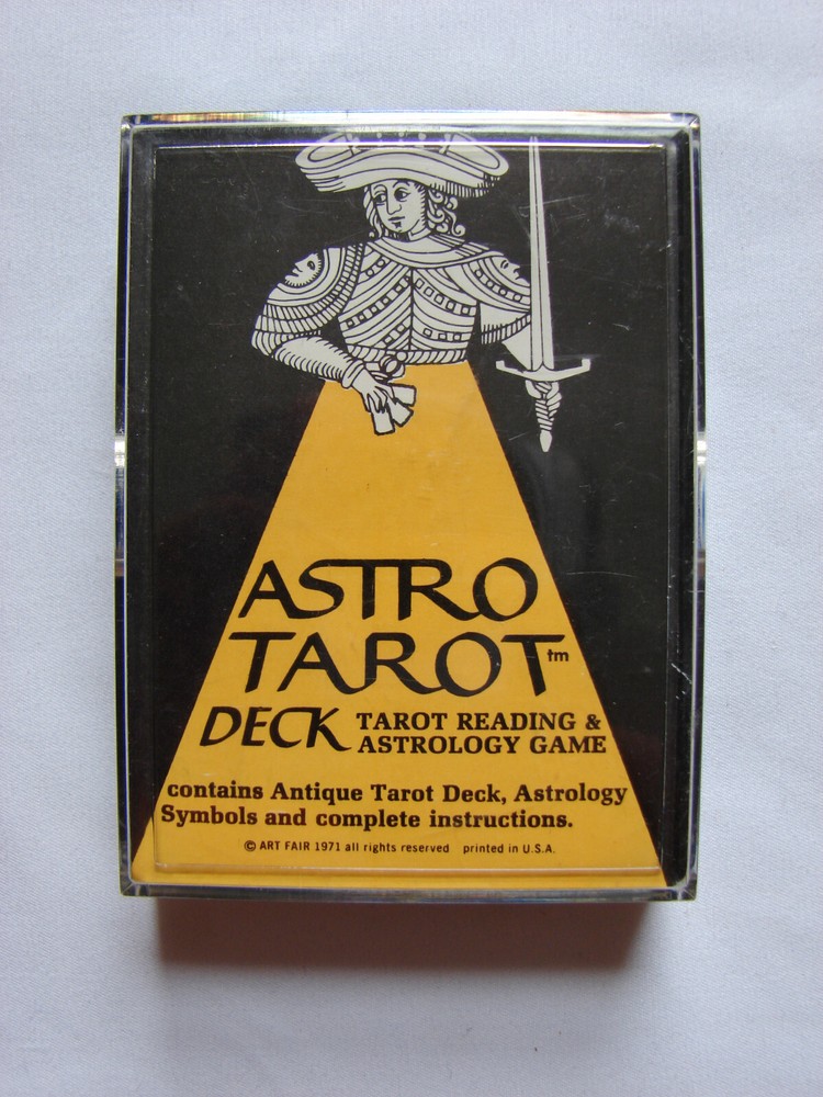 Astro Tarot Deck Art Fair 1971 USA OOP