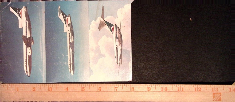 Delta Airlines Airplane Lockheed TriStar Postcard