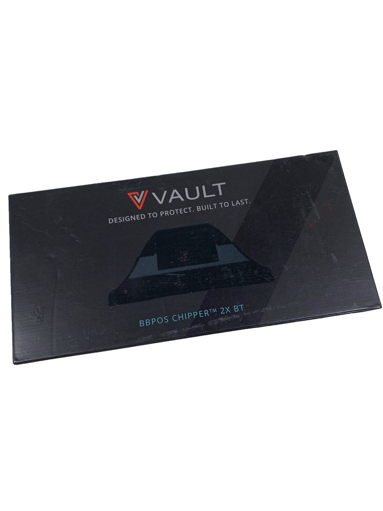 Vault PRO-C2X Black BLK Bracket for BBPOS Chipper 2X Bluetooth Card Reader - New