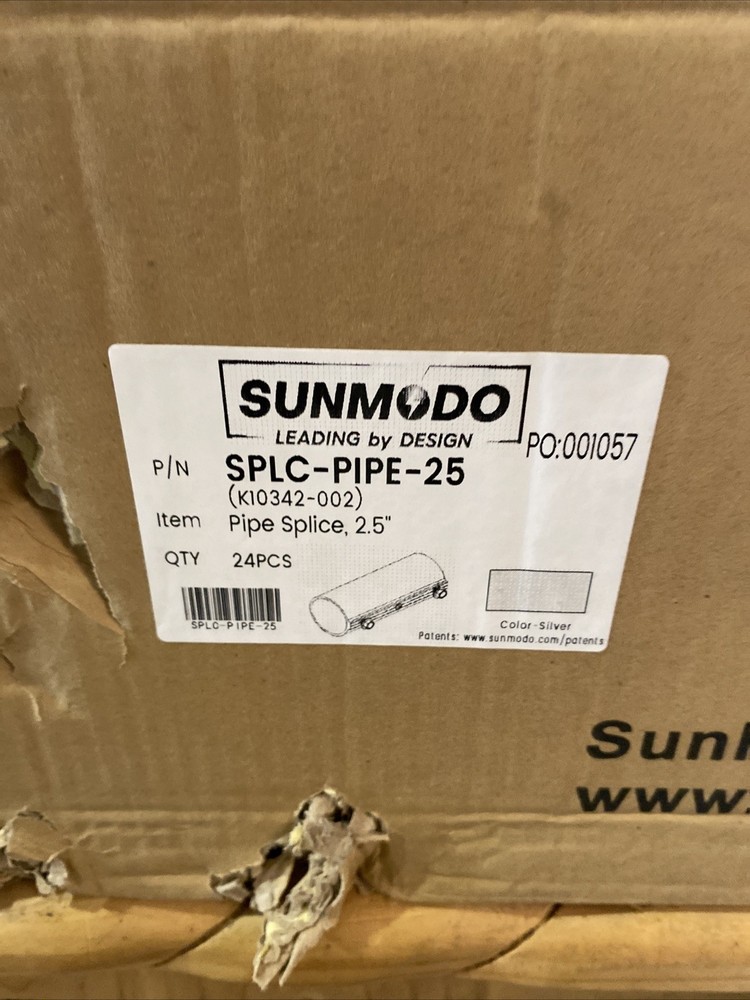 Sunmodo splice bonding/ structural splice for 2.5" pipe