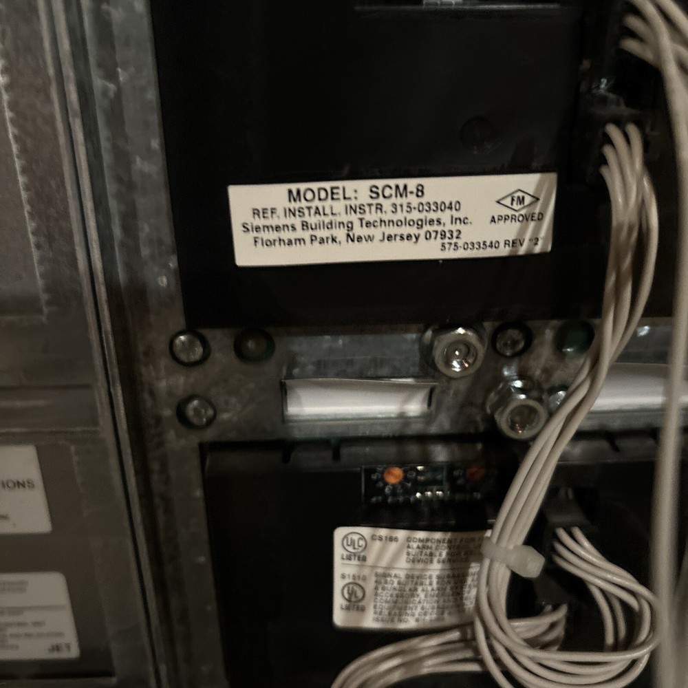 SIEMENS CAB2-BD Fire Alarm System!