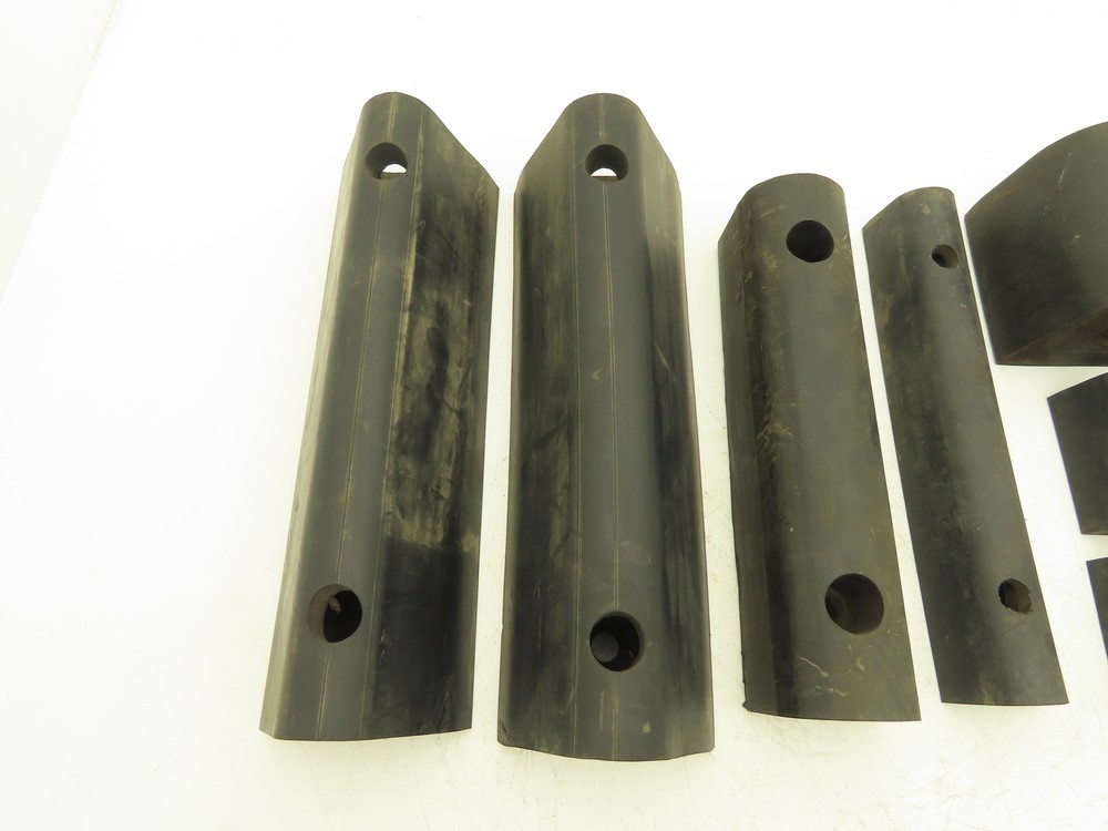 Rubber Loading Dock Bumper Hollow Solid Mixed Size Lot of 17 *READ*