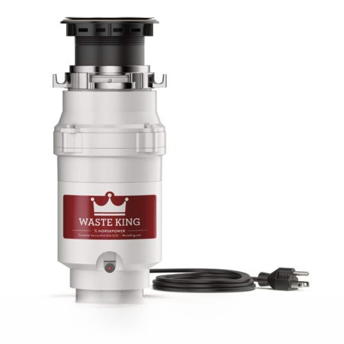 1/2 HP Garbage Disposal System W/ Power Cord Kitchen Sink Food Waste Jam Less US