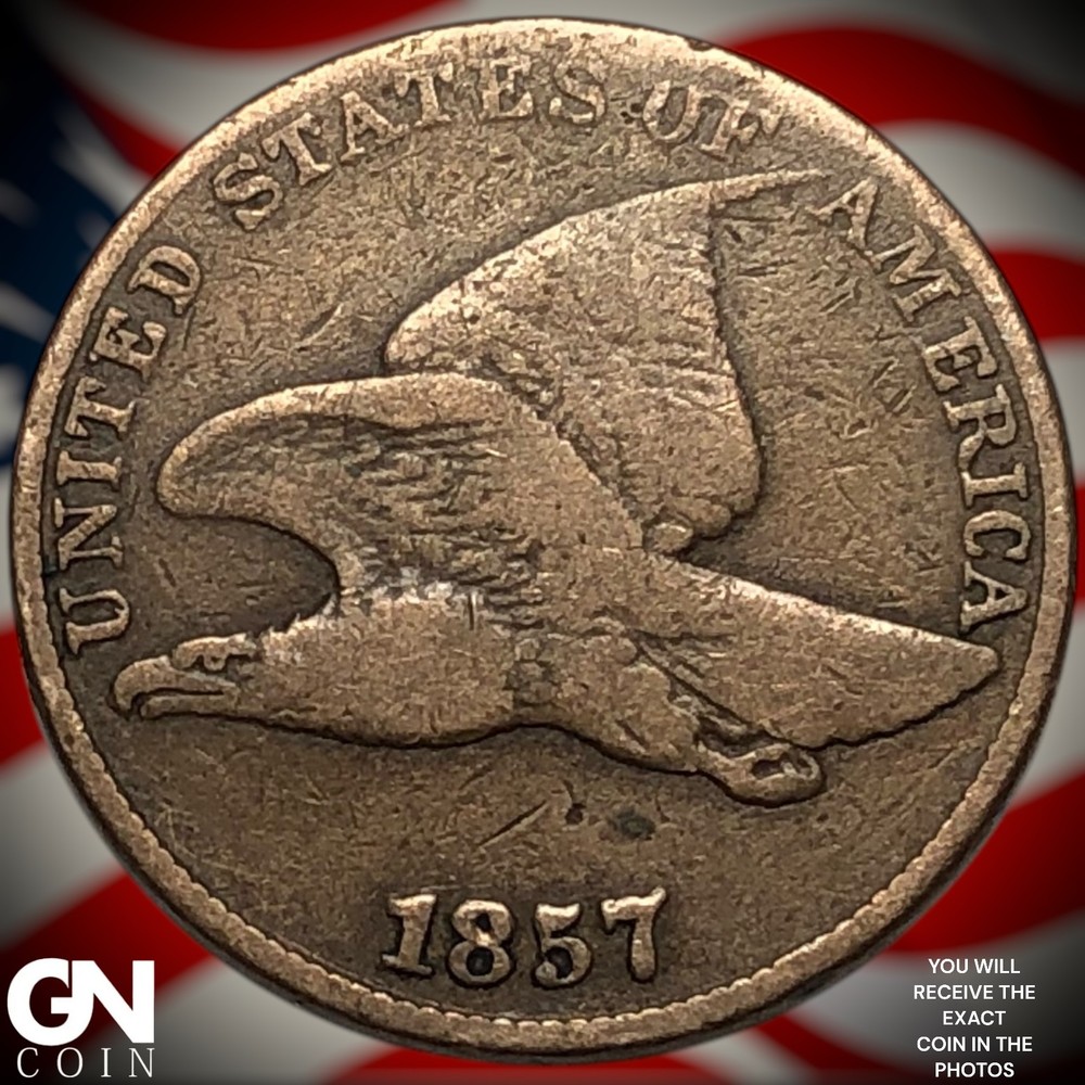 1857 Flying Eagle Cent Penny Z3541