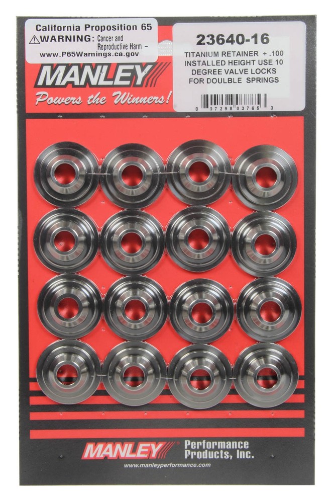 Manley 23640 16 Valve Spring Retainer