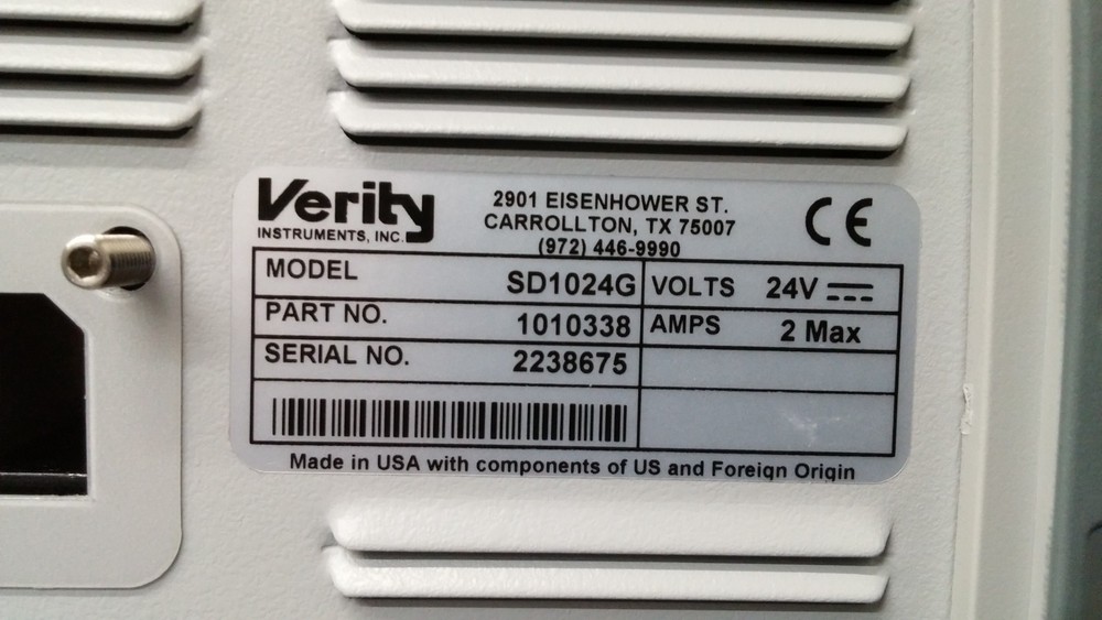 Verity Instruments SD1024G High Performance Spectrometer Series