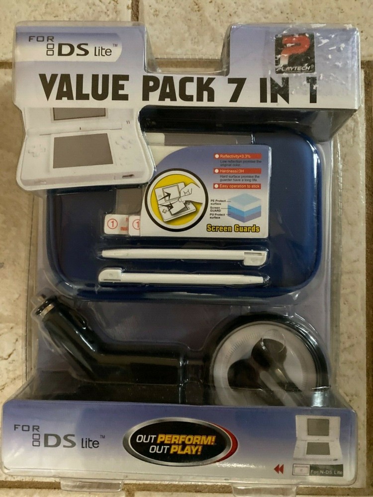Playtech Value Pack 7 in 1 for DS Lite Kite Blue