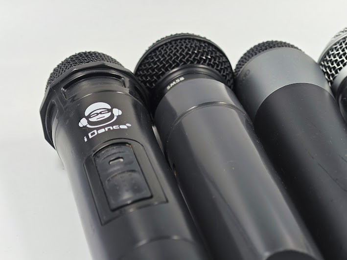 Lot of 5 Microphones Various Models - Not Working