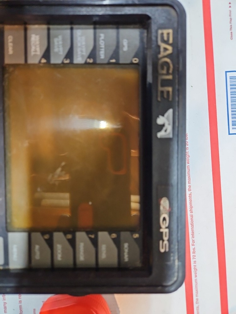 Vintage Eagle Z-9500 GPS Sonar Plot With Antenna