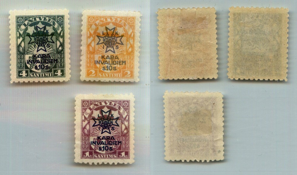 Latvia 1920 SC B21-B23 mint . rtb8467