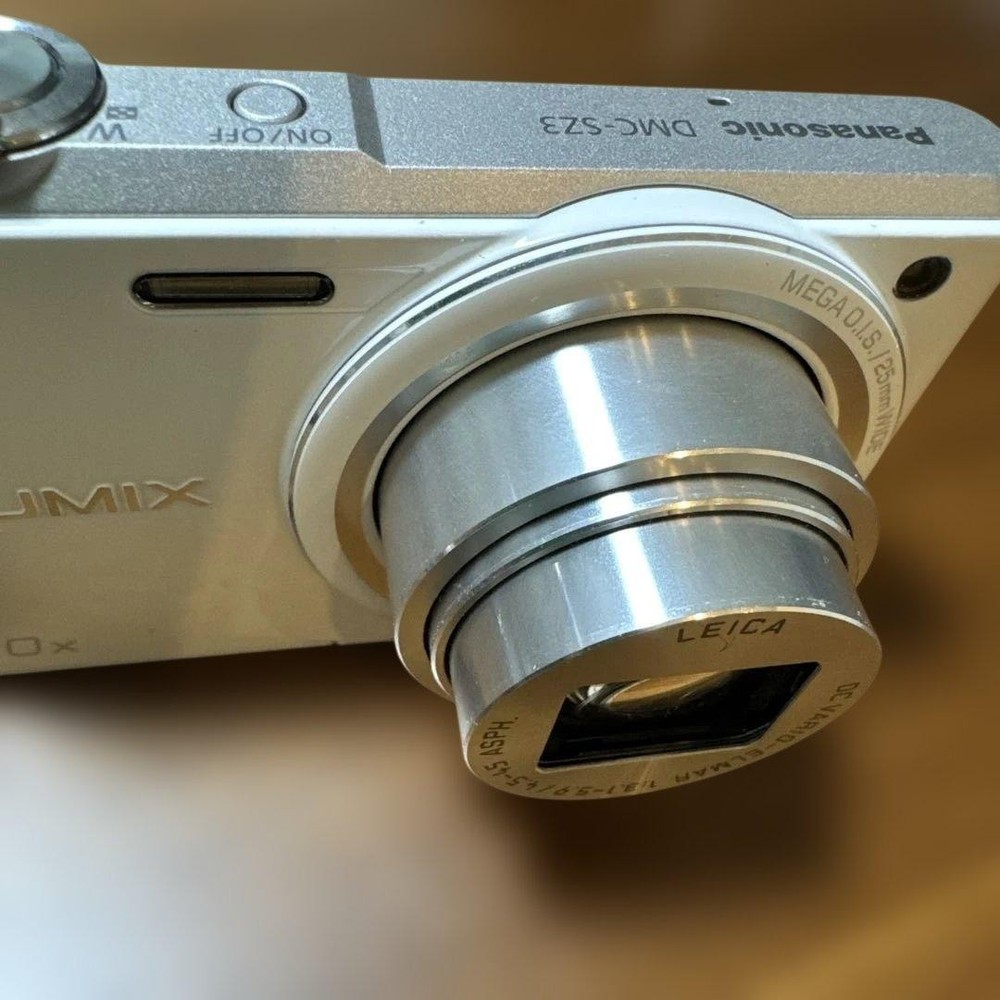 Panasonic LUMIX DMC-SZ3 White Compact Digital Camera Tested Good Condition