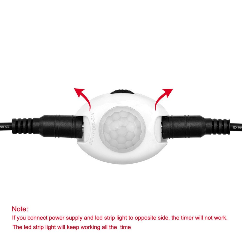 Motion Sensor DC 5V 24V Light Switch Movement Detector Automatic PIR Sen D